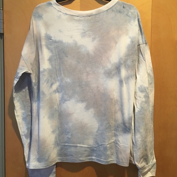 Gray & Mauve/Taupe Tie-Dye Crewneck - Picture 7 of 7